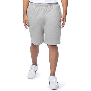 Fruit of the Loom Men's Fleece Cargo Shorts