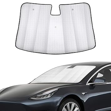 Autopre Modify Thickening Windshield Sunshade For Tesla Model 3 2018 2019 Uv Ray And Sun Protection Heat Reflector Original Custom Fit Cover