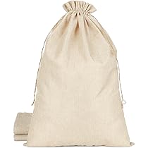 Tapleap Burlap Bags with Drawstring - 10Pcs 16x24 Original Sacks