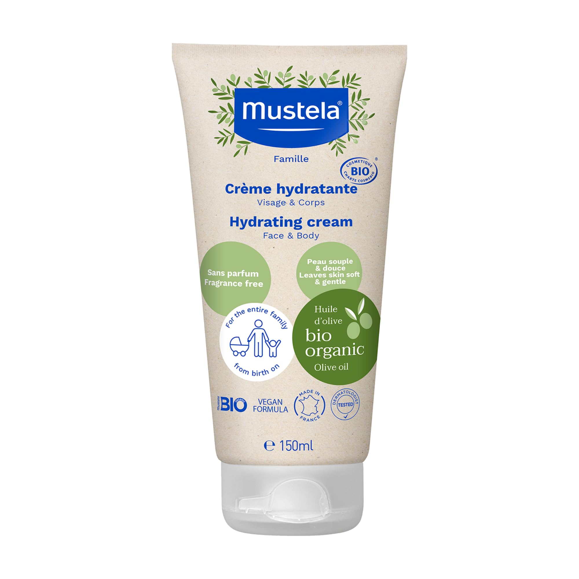 Mustela - Mustela Organic Moisturizing Cream - 150ml