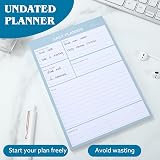 Thboxes Daily Planner Pad Undated A5 100 Sheets 100GSM 8.3 x 5.8 inches view 6