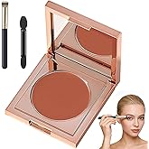 Colored Clay CC Undereye Corrector - Color Corrector for Dark Circles with Brush, 4 Shades Hydrating Brightening Concealer for Dark Circles, Men & Women (Orange)