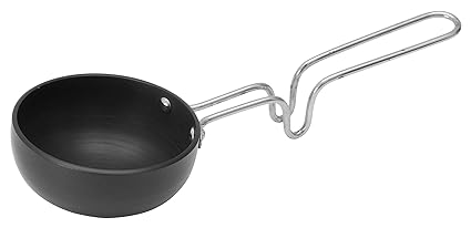 Nirlep Ebony Aluminium Pan, 125ml, Black