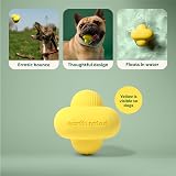 Earth Rated Dog Ball Interactive Fetch Toy Small Yellow 2-3 in view 2