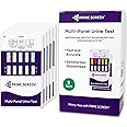Prime Screen 10 Panel Urine Drug Test Kit - (THC, BZO, MET, PCP, MTD, AMP, BAR, COC, OPI, MDMA) - [5 Pack]