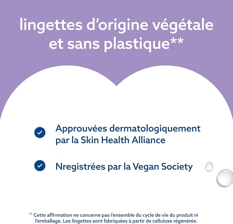 Peau Sensible+ Lingettes Apaisantes, 6 Paquets