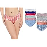 Sexy Basics Women’s Hipster Brief Lace Panties | Ultra-Smooth Micro Fiber Nylon Spandex Hipsters -Multi Packs