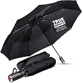 LifeTek Premium Travel Umbrella - Windproof & Compact for Men & Women, Automatic Open Close, Fits in Purse Laptop Bag or Backpack, Strong Frame for Heavy Rain & Sun UV Protection