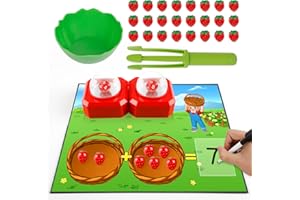 Kasfalci Math Board Games for Kids with Dice Poppers,Math Manipulatives,Dice Games,Addition Subtraction Games,Math Counters,Counting Toys,Fine Motor Toys,Kindergarten Classroom Homeschool Supplies