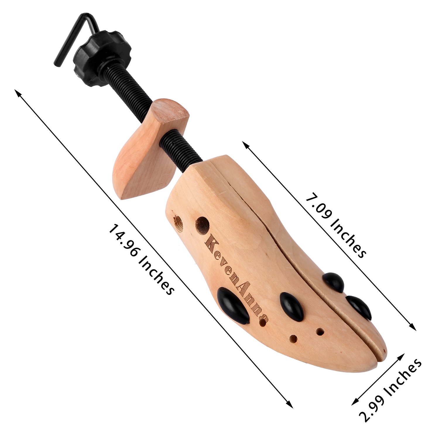 KevenAnna Pair of Premium Professional 4-way Shoe Trees, Shoe Stretcher for Men or Women