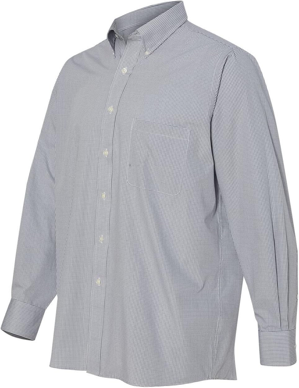 Van Heusen Mens Dress Shirts Regular Fit Gingham Button Down Collar at  Men’s Clothing store