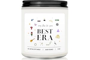 BZELKRY Taylor Inspired May This Be Your Best Era Scented Candle - Natural Soy Lavender Candle- 9Oz, Cool Gifts Idea for Christmas, Birthday Gift for Girls, Fans Gift Merch