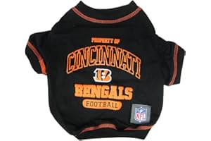 PETS FIRST CINCINNATI BENGALS Dog T-Shirt, Large. - Cutest Pet Tee Shirt for the real sporty pup