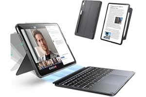 ESR for iPad Air 13" (M3/M2) 2025/2024 Case with Keyboard, Magnetic Detachable Keyboard, Portrait/Landscape Modes, Large Clic