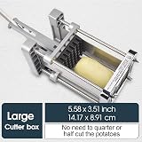 Sopito Potato Cutter Chip Cutter Stainless Steel 1/2 Inch Blades view 4