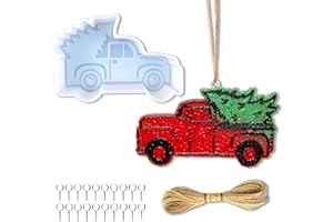 Rifanda Christmas Truck with Tree Silicone, Car Freshie Silicone Mold for Aroma Beads, Car Freshies, Soap Candle Wax Clay Plaster Mold for DIY Epoxy Resin Craft, Christmas Home Decoration