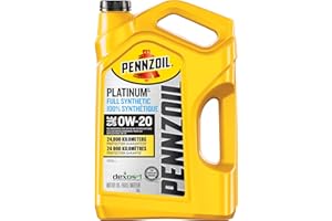 Pennzoil Platinum Full Synthetic 0W-20 Motor Oil, 5 Litre
