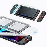 ALAFLY 2 Pack Screen Protector Compatible with Nintendo Switch 2,9H Hardness Shockproof Tempered Glass flim, One-Touch Auto-Alignment for Bubble Free, HD Clear & Touch Sensitive