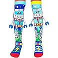 MADMIA Robot Socks, Amazing Knee-High Socks With Soccer Balls And Plush Robot Arms!