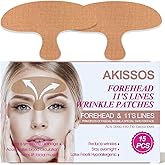 Forehead Wrinkle Patches Overnight (15 Pack) - Deep Wrinkle Repair from Fascia Layer,Micro Lift Elastic Facial Patches, Face Tape for Sleeping, Hypoallergenic Elasticity Cotton for Forehead Firming