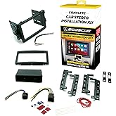 SCOSCHE Install Centric ICGM10BN Compatible with Select GM 2006-17 LAN Double DIN Complete Basic Installation Solution for In