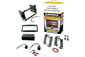 SCOSCHE Install Centric ICGM10BN Compatible with Select GM 2006-17 LAN Double DIN Complete Basic Installation Solution for In
