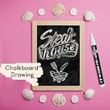 ISLAND Chalk Pens D30 White 3mm Fine Bullet Nib, Dry Wipe Marker view 8
