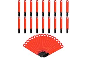 36pcs Double-Sided Reflective Trail Markers with Clips, Daytime & Night Reflective Tree Trail Sign for Hunting Hiking Outdoor