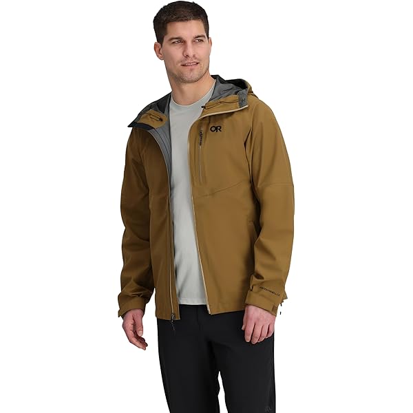 The North Face Mens Apex Bionic 3 Jacket, XL, Utility Brown at
