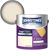 Johnstone's Washable Matt Emulsion Paint Antique Cream 2.5L Highly Durable view 1