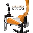 Fosiya SIM Fighting Joystick Center Chair Mount Flight Stick Chair Mount Use for T-Flight Hotas 4 & Warthog Flight Stick & T16000M FCS & TCA Sidestick Airbus Edition & VKB Gunfighyrt pro MK 3 Stick