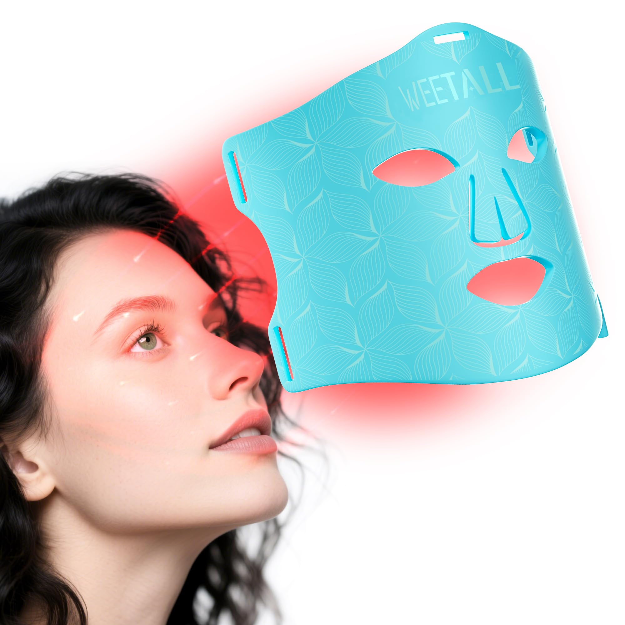 Photo 1 of WEETALL Red Light Therapy for Face: 276 LED Face Mask Light Therapy, LED Infrared Facial Mask Skincare Device, Beauty Care Tool for Women At Home, Red Light Therapy Mask