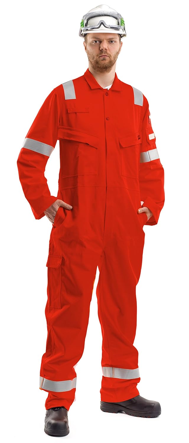 Roots Original RO13090 Flame Buster Nordic Work Overalls Size 62 Red