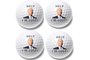 botogift 4 Pcs Funny Golf Balls for Birthday, Father’s Day Christmas Novelty Golfer Gift for Dad Coworkers Golfers Golf Lovers