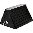 MaxxHaul 70073 Solid Rubber Heavy Duty Wheel Chock with Eyebolt, 1 Count (Pack of 1)