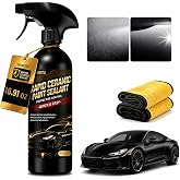 Ceramic Coating for Cars, 16.9 fl oz SiO2 Ceramic Coating Spray | Hydrophobic High Gloss Shine, Water Repellent Paint Protection, Easy Spray &amp; Wipe, For Cars Trucks SUVs Motorcycles