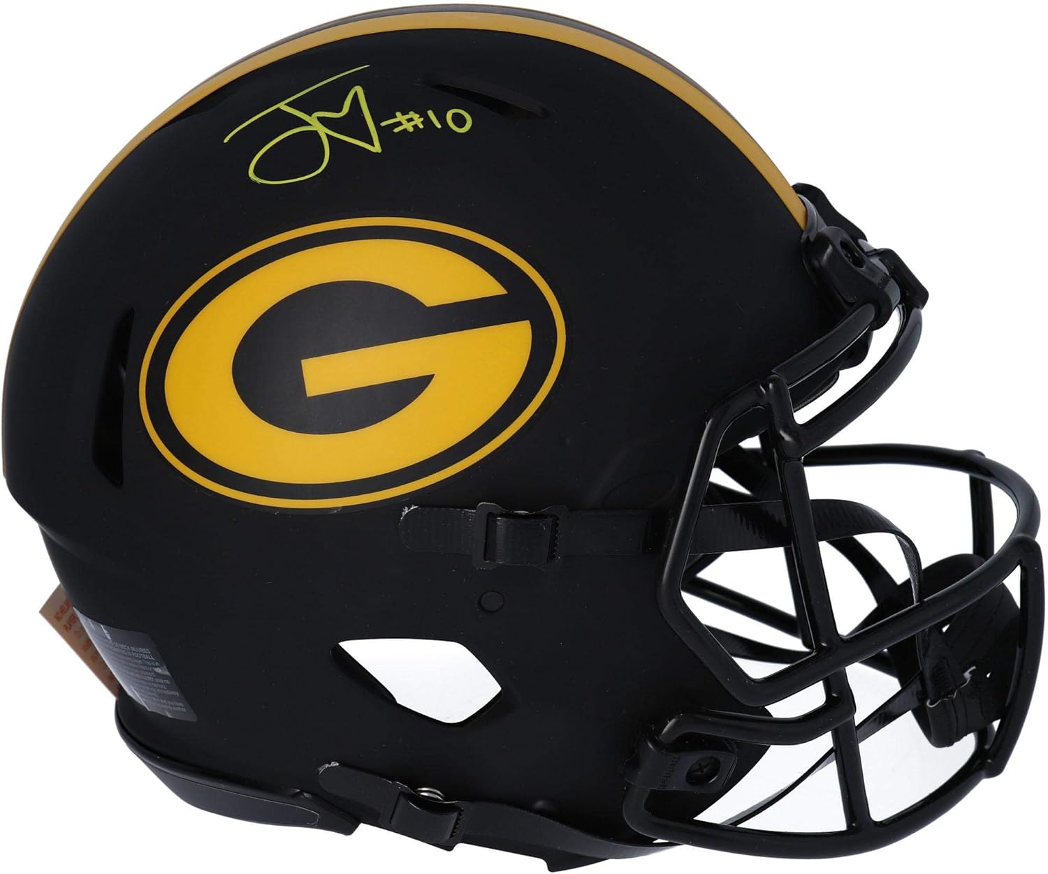 Jordan Love Green Bay Packers Autographed Riddell Eclipse