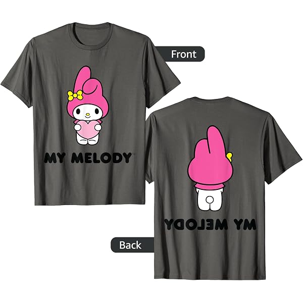 Amazon.com: Badtz-Maru Character Front and Back T-Shirt : Clothing