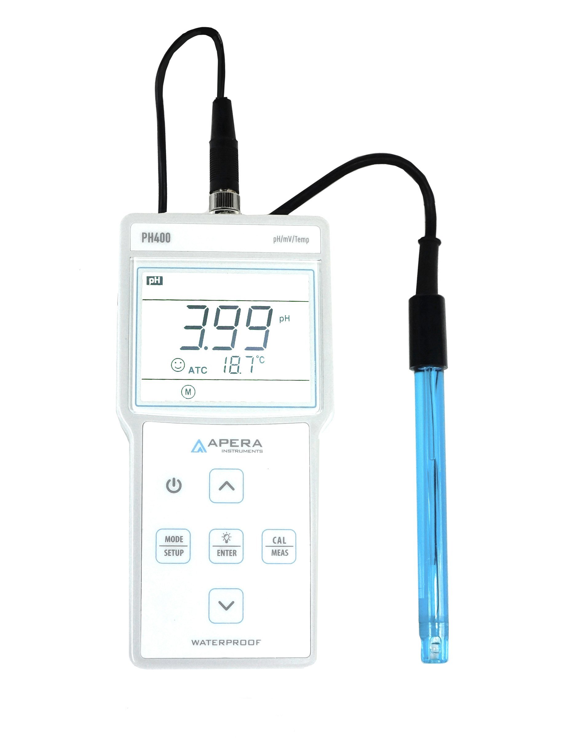 Apera Instruments PH400 Portable pH Meter Kit with