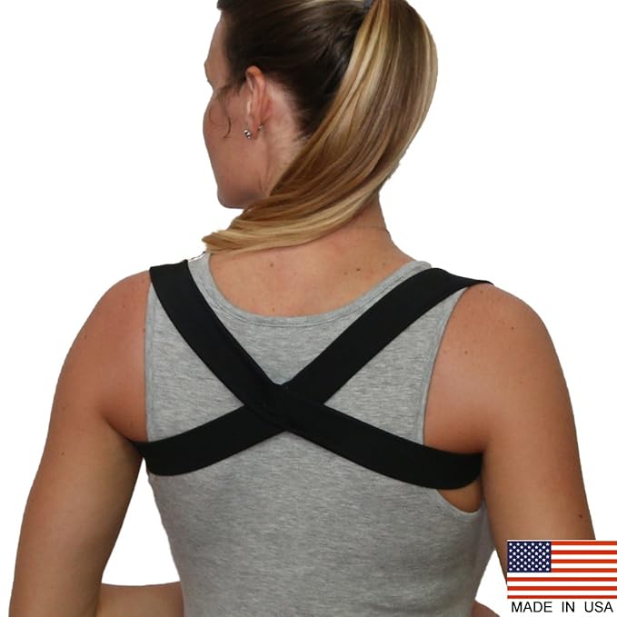 Posturific Brace Posture Brace (Medium, Black) Amazon.co.uk Health