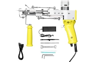 ZOWWFAST Tufting Gun Kit, 2 in 1 Cut Pile/Loop Pile Carpet Tufting Kit Beginner's Carpet Maker Starter Kit