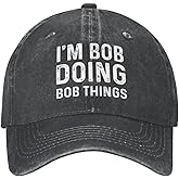 Im Bob Doing Bob Things Hat for Men Baseball Caps Trendy Caps