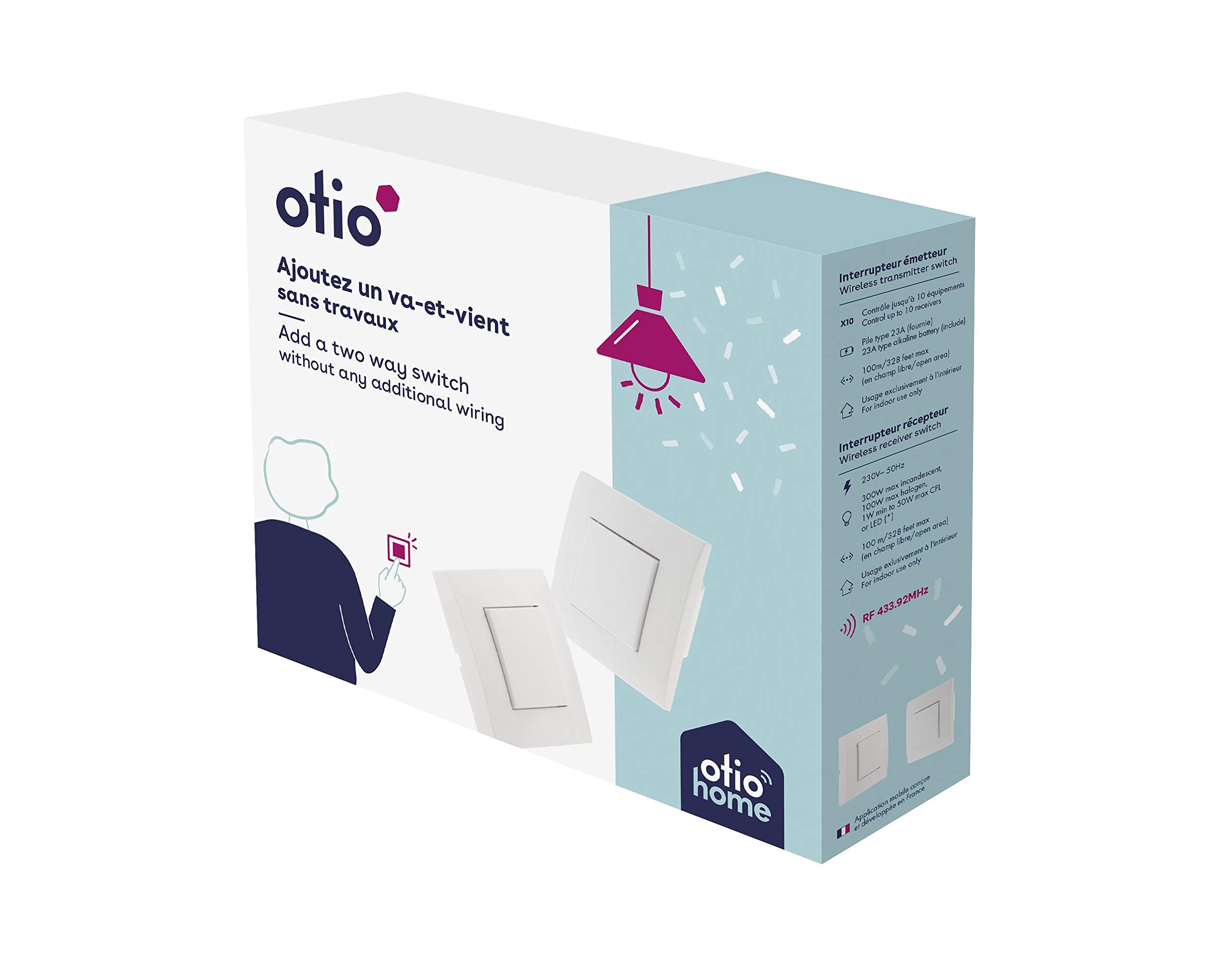 Connected wireless two-way switch - Otio