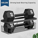 KEGII Hanging Shower Caddy Over Door Rack Black Stainless Steel view 5