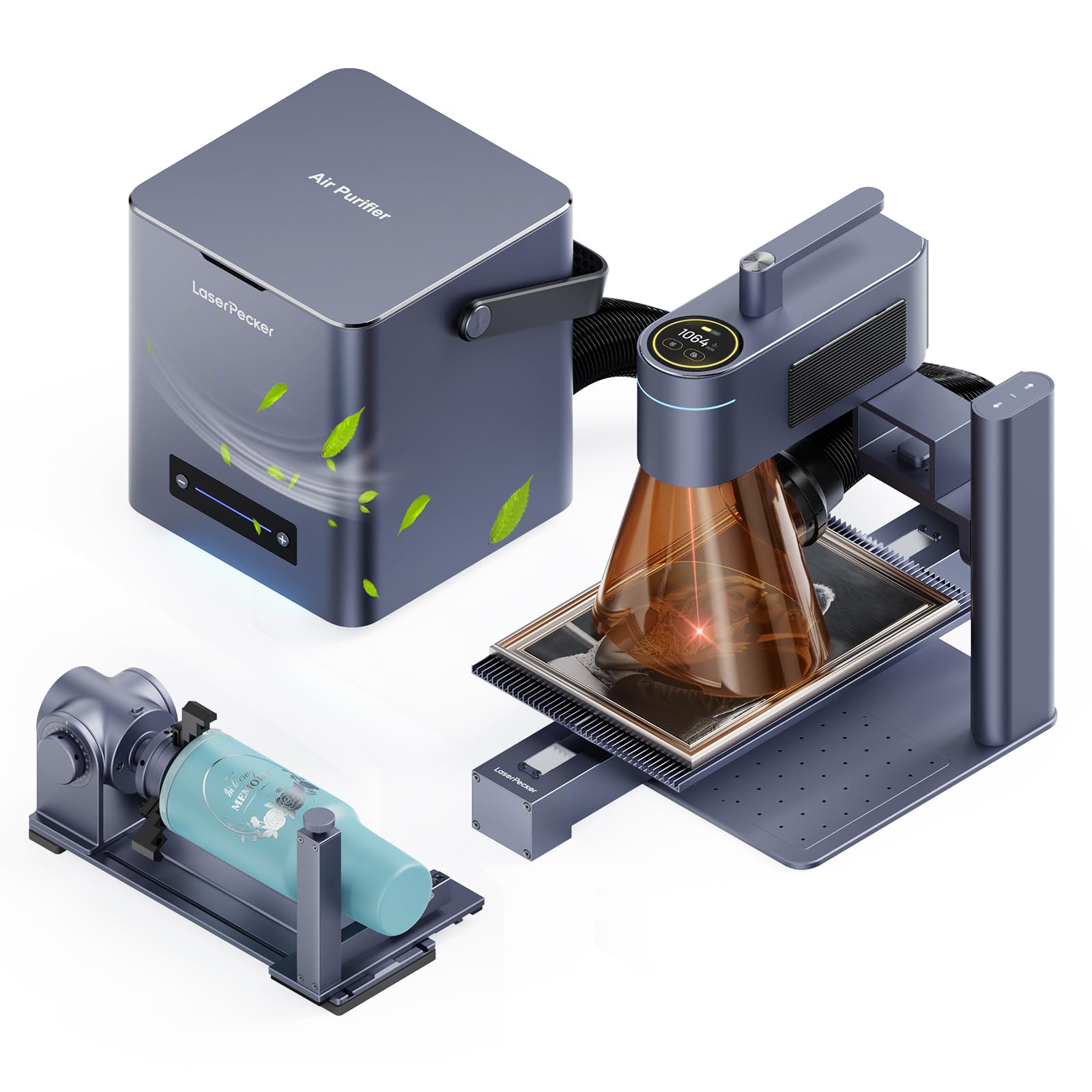 Laserpecker LP4 portable, powerful laser for crafting in 2026 - Desktop Diode Laser Engravers product photo, currently $1899.00