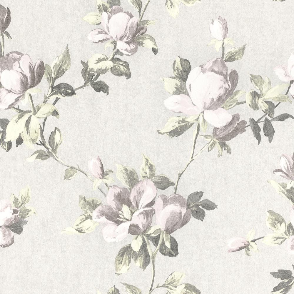 Rasch paperhangings 502114 "Emilia Line Pattern" Paper Wallpaper, Multi-Colour