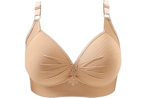 JPVDPA Bras for Women Push up Wireless Bra Plus Size Lace Longline Bralette No Underwire Padded T Shirt Bra Comfort Brassiere