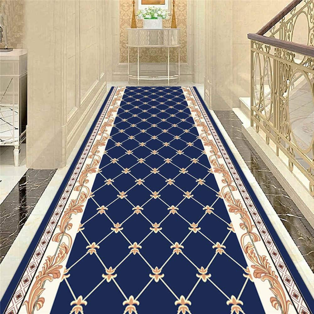 KFEKDT Modern Outdoor Geometric Rug Home Decorative Living Room Carpet Flannel Indoor Entrance Floor Mat Long Kitchen Corridor Area Rug A8 80x180cm