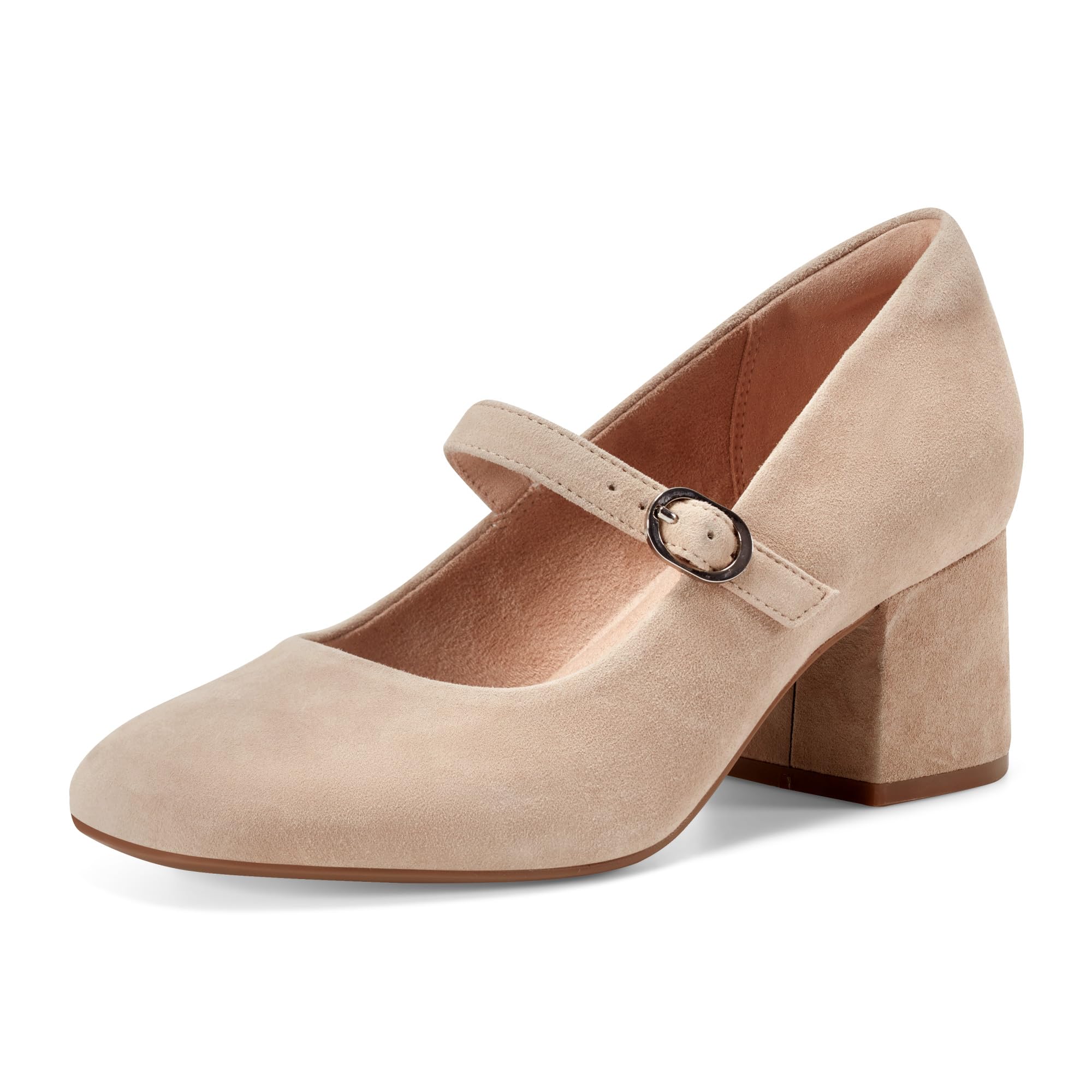 Rockport Women’s Xena, Light Natural Suede, 5 Wide
