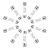 uxcell Ceramic Cartridge Fuses 10A 500V 6x30mm